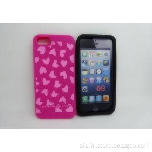 Black Iphone 5S Silicone Cellular Phone Cases / Marc By Mar